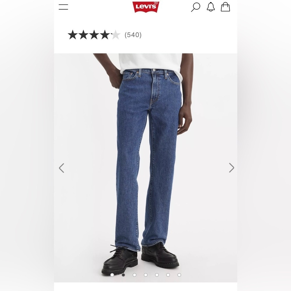Levi's Men's 514 Straight Blue Jeans